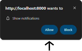 Enable notifications