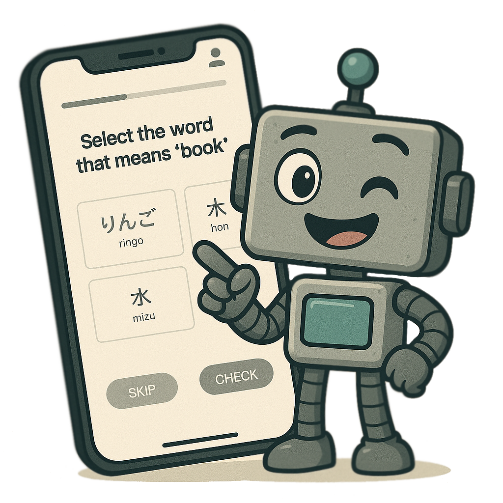 LingoChip App with Mascot